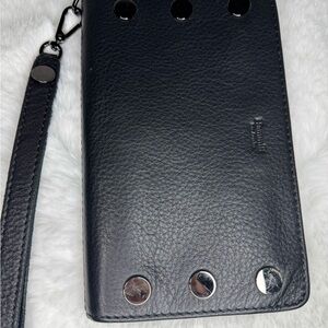 Hammitt Bryant Black/Gunmetal Hardware Wallet